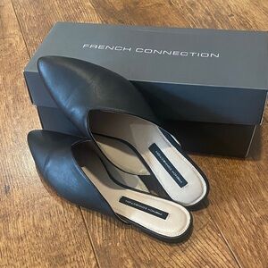 French Connection Black Flats